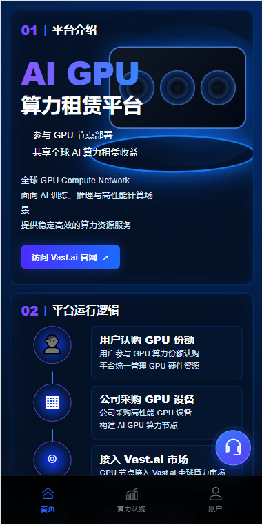【优选代售】海外AI算力投资理财/GPU设备投资返利/多级分销 - 截图10