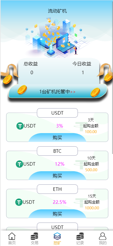 定制版MT5微交易系统/MT5微盘系统/矿机质押/外汇虚拟币微盘源码 详情图 8