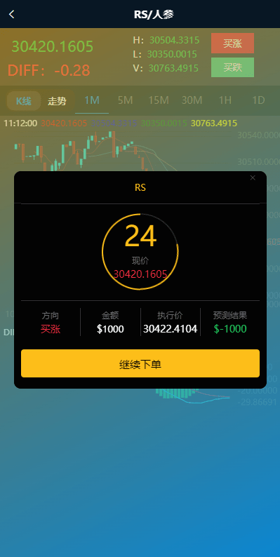 【优选代售】新版ui药材微盘系统/微交易源码/时间盘系统 - 截图7