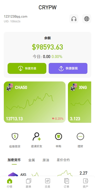 多语言ST7交易所系统/外汇/虚拟币/跟单/K线控制 详情图 1