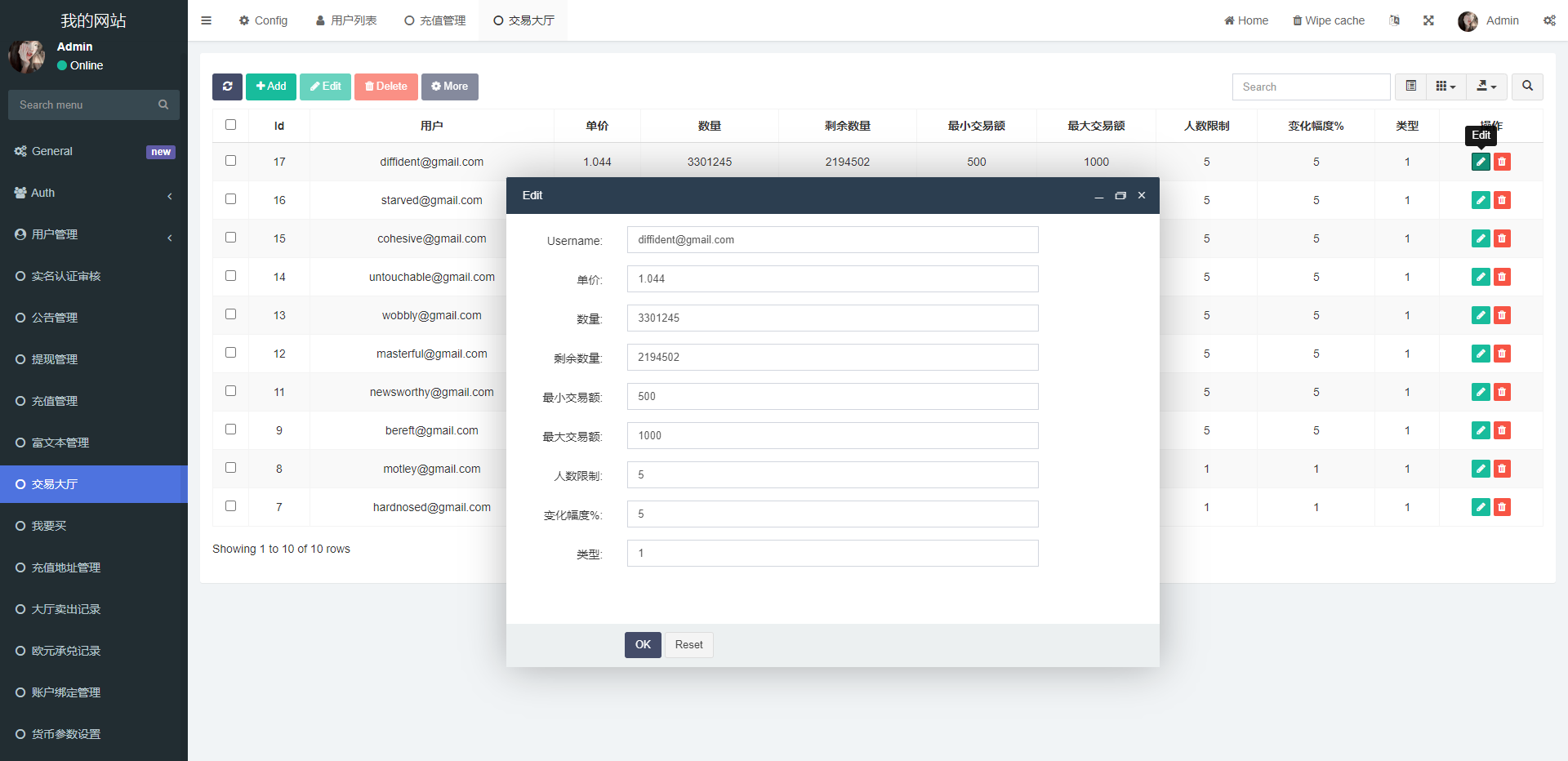 uinapp版海外多语言承兑系统/C2C承兑平台/usdt场外交易 详情图 14