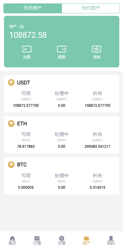 【优选代售】新版交易所系统/合约交易所/法币交易/区块链交易所 - 截图5