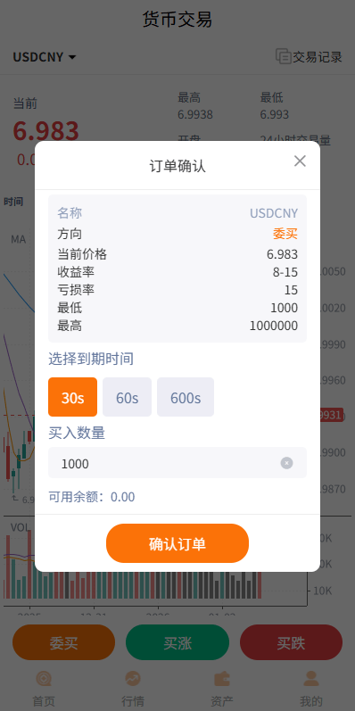 【优选代售】多语言外汇微交易/时间盘交易/委买微盘系统 - 截图3