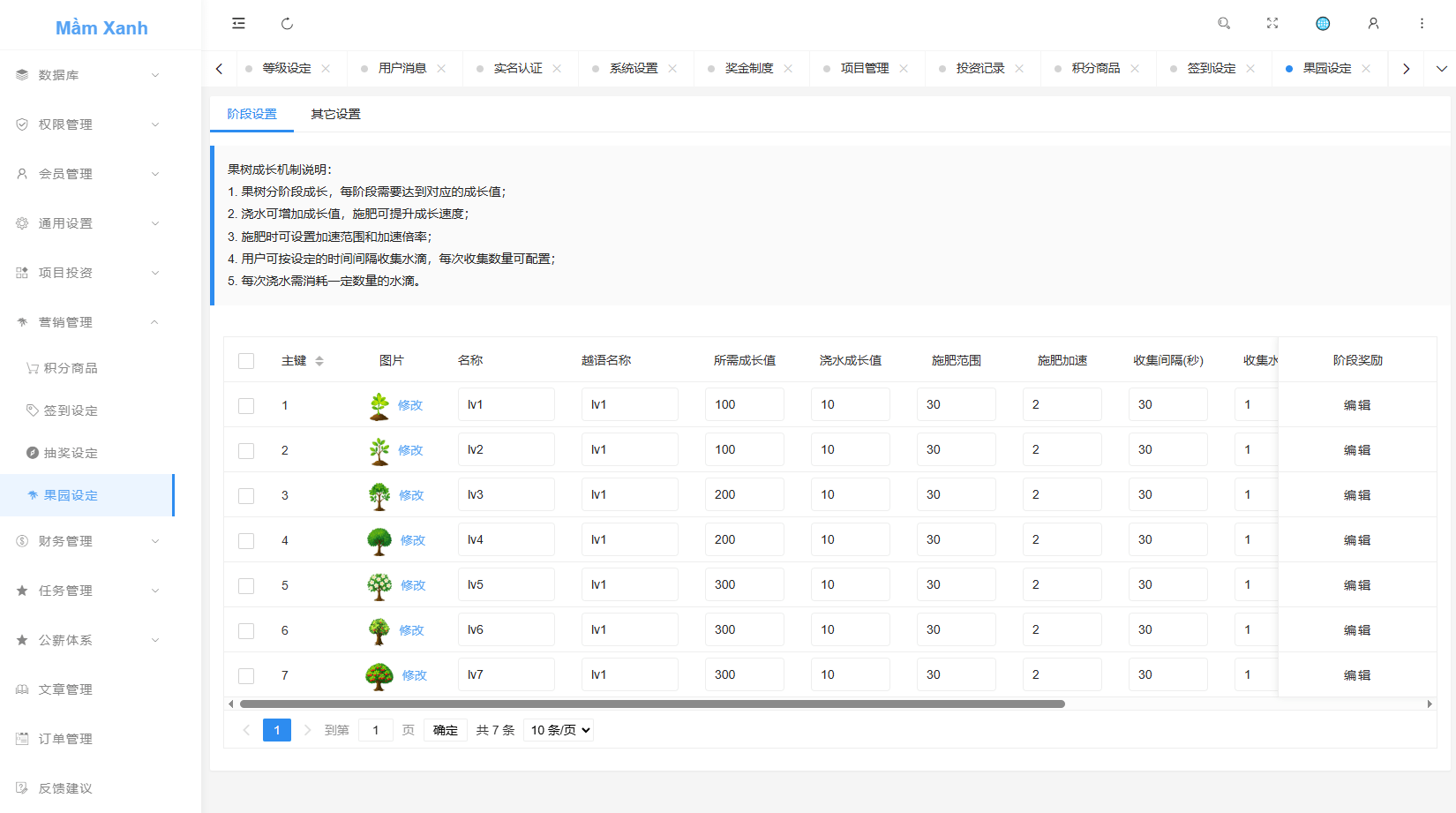 【优选代售】多语言投资理财系统/绿色种树/签到/任务/转盘/分销 - 截图23