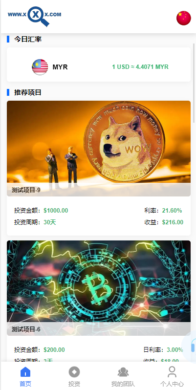 新版多语言海外投资理财系统/影视外汇虚拟币理财投资系统 详情图 5