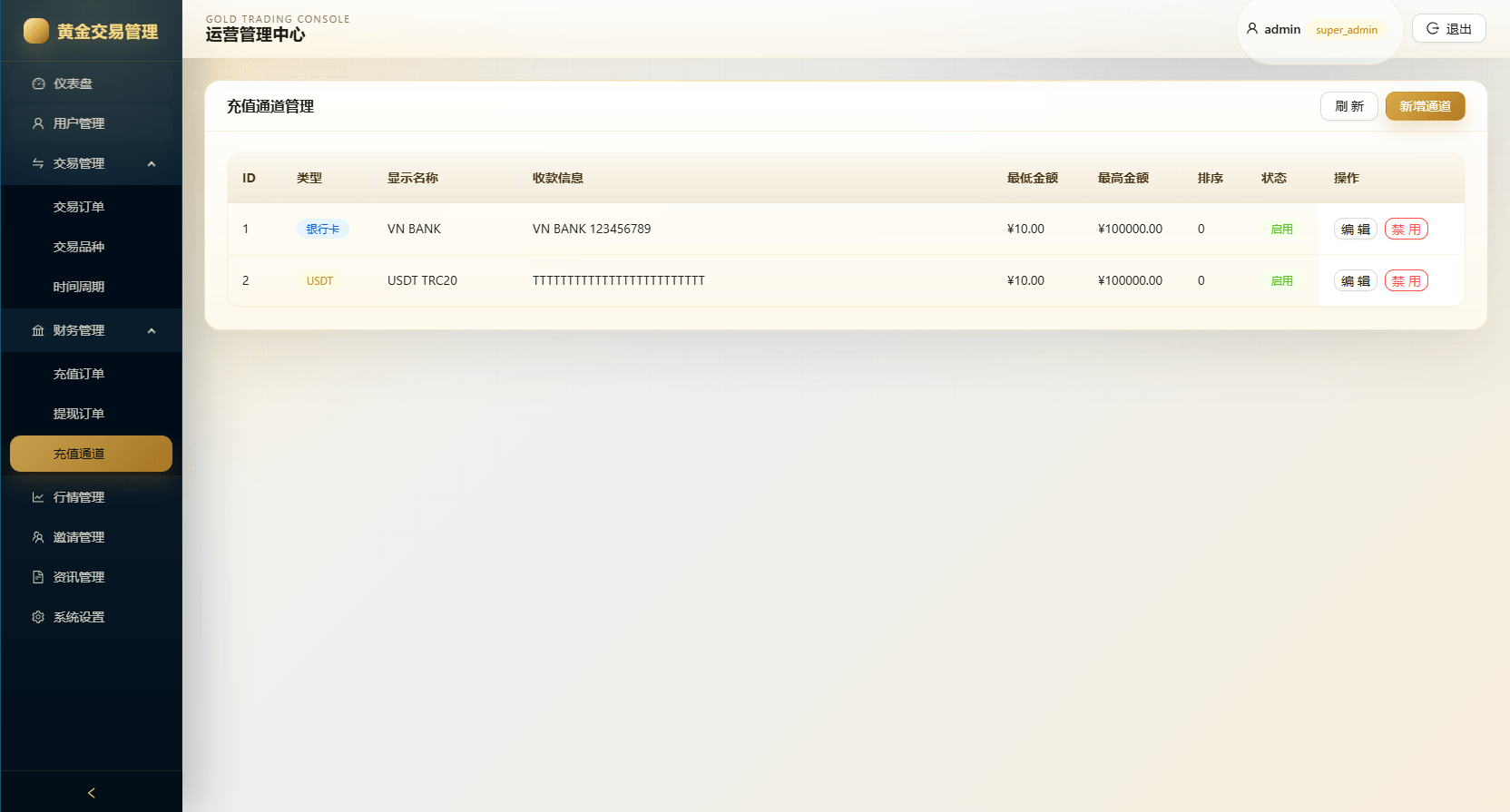 【优选代售】新版海外黄金微交易/黄金秒合约交易/黄金投资/前端VUE - 截图19