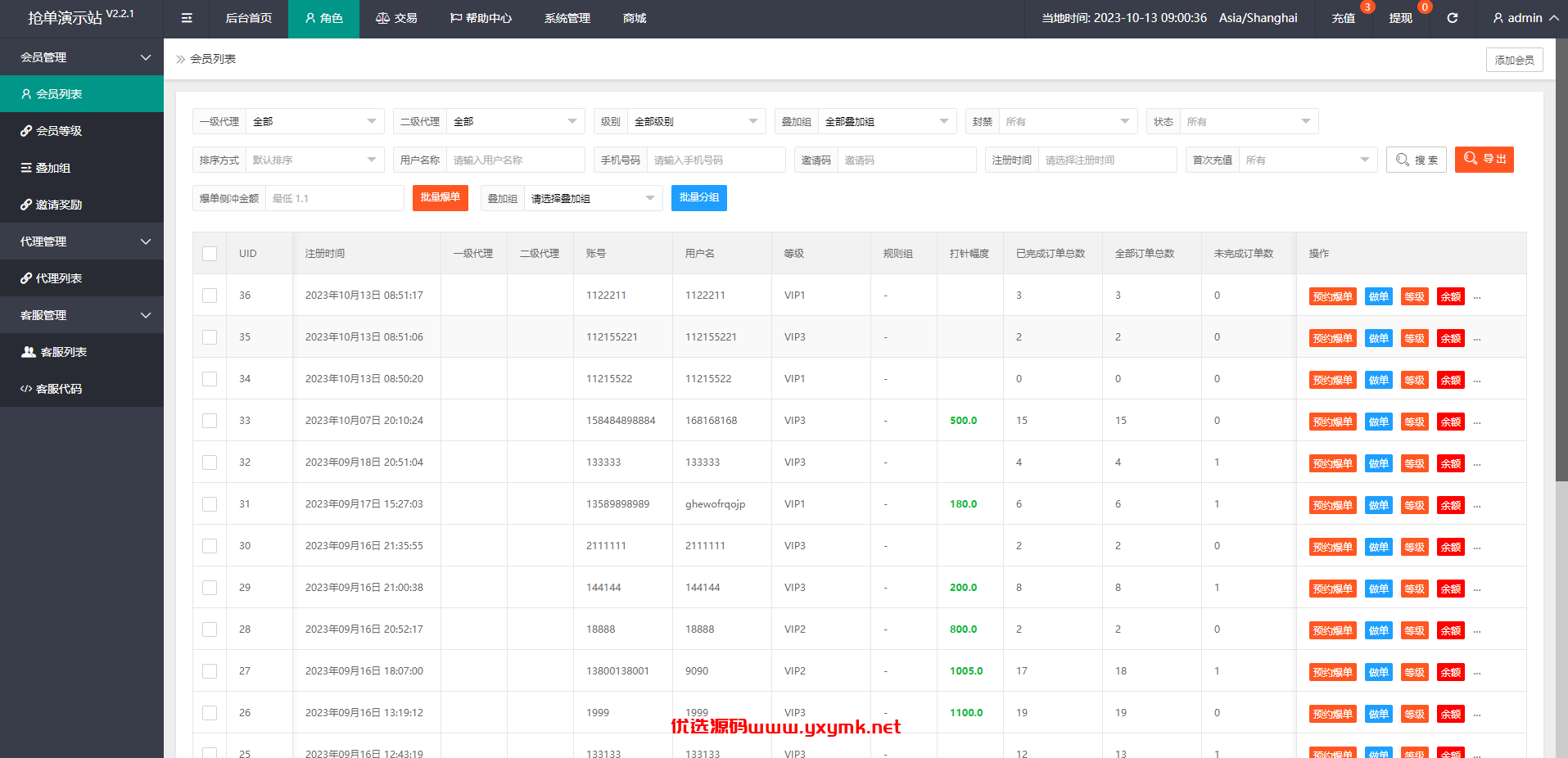 【优选代售】新版UI多语言亚马逊刷单系统/海外抢单刷单/叠加组 - 截图13