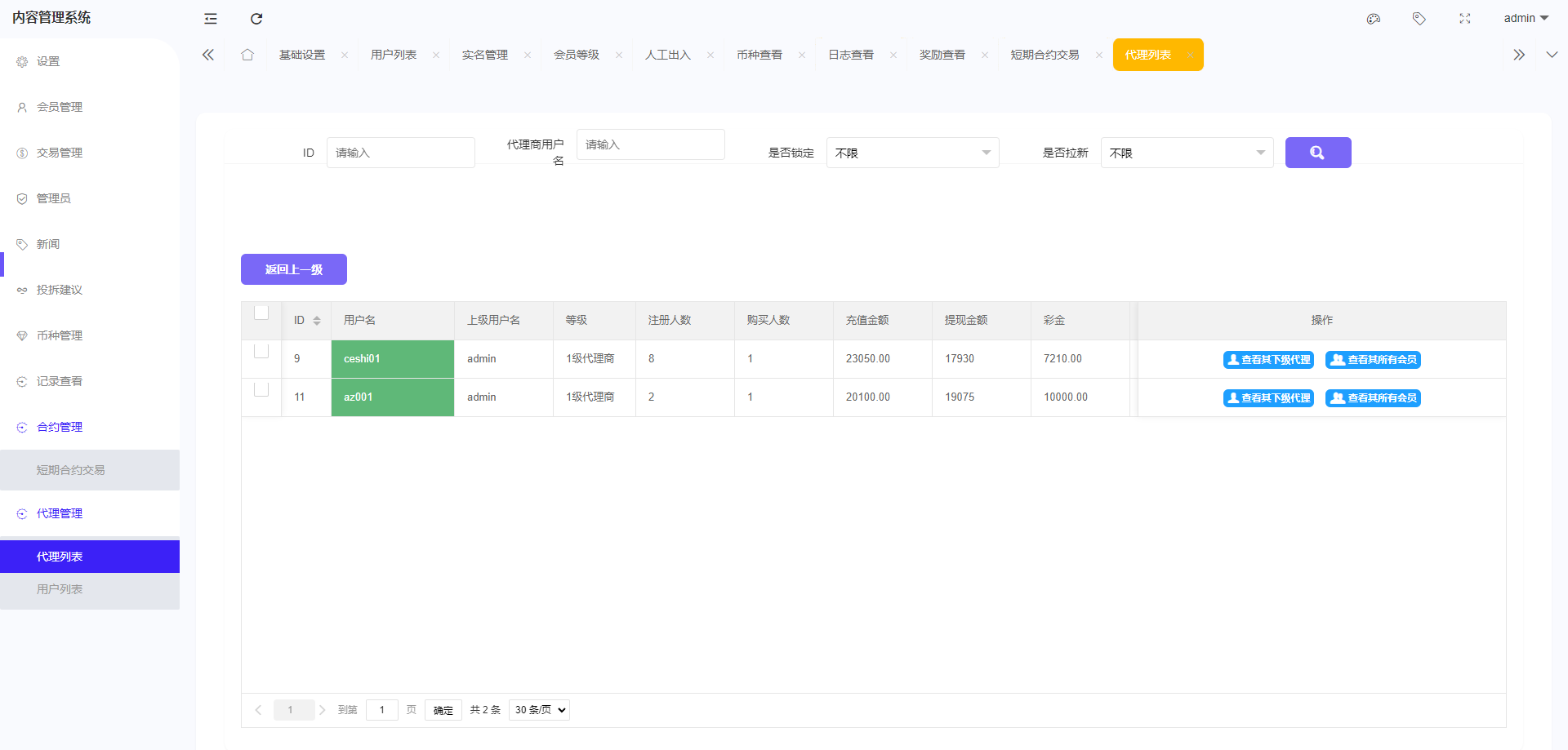 新版多语言海外微盘系统/微交易/虚拟币时间盘/伪交易所 详情图 23