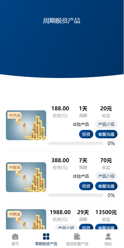 前端uinapp/联合石化投资理财系统/投资认购源码 详情图 3