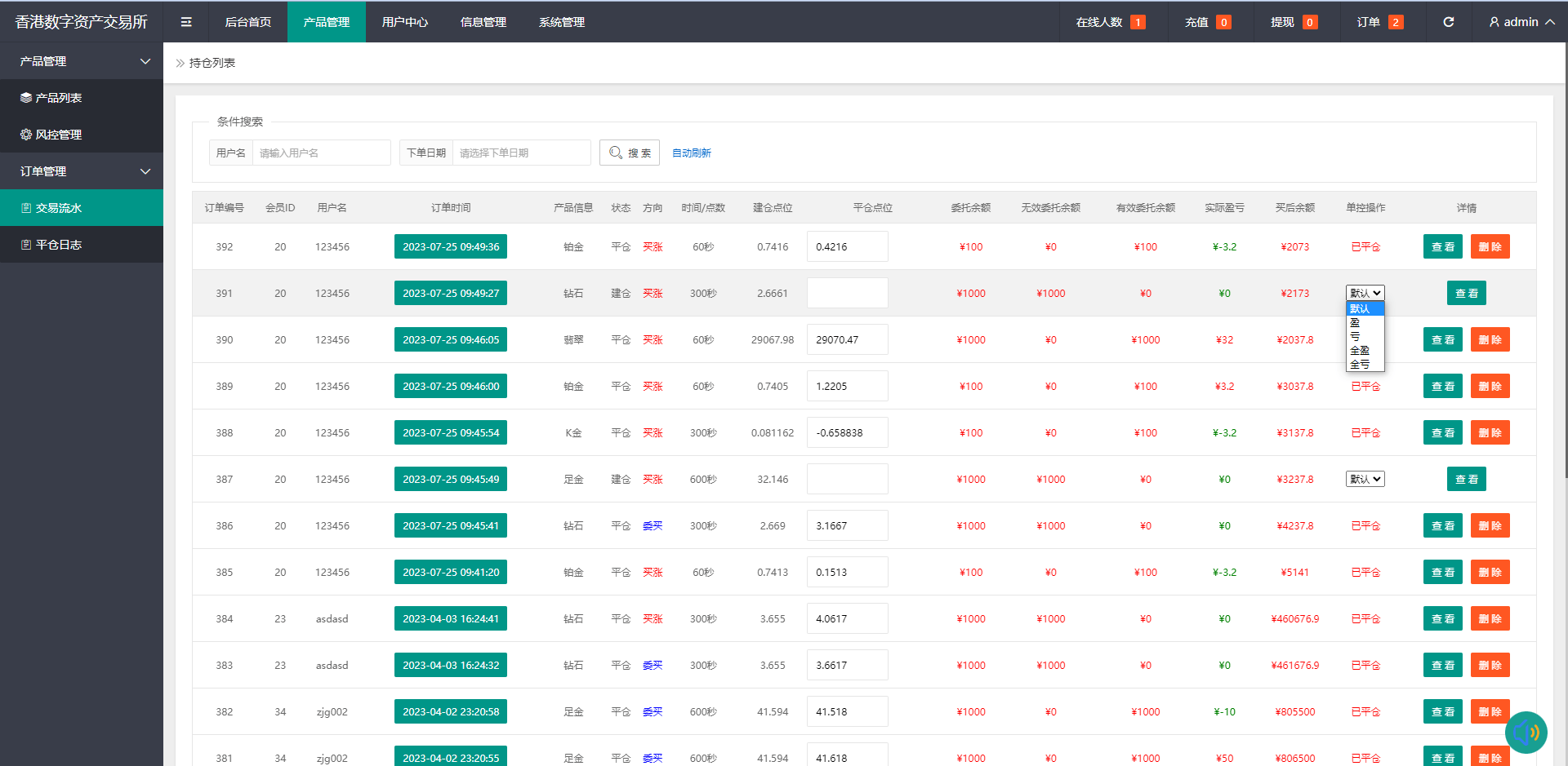 【优选代售】二开版微交易系统/贵金属微盘交易平台/前端uinapp - 截图12