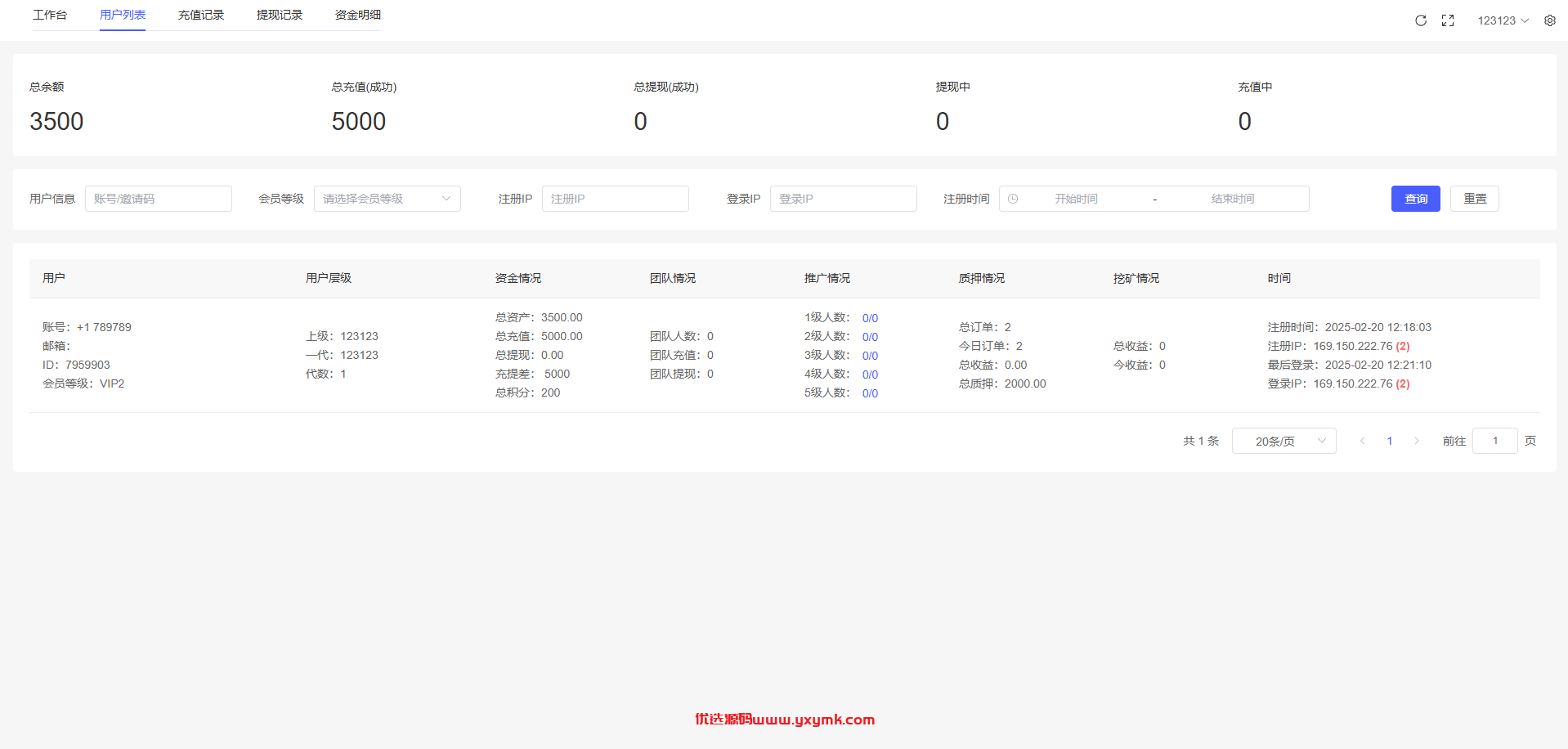 【优选代售】高端多语言自动挖矿系统/海外质押理财/自定义语言 - 截图18
