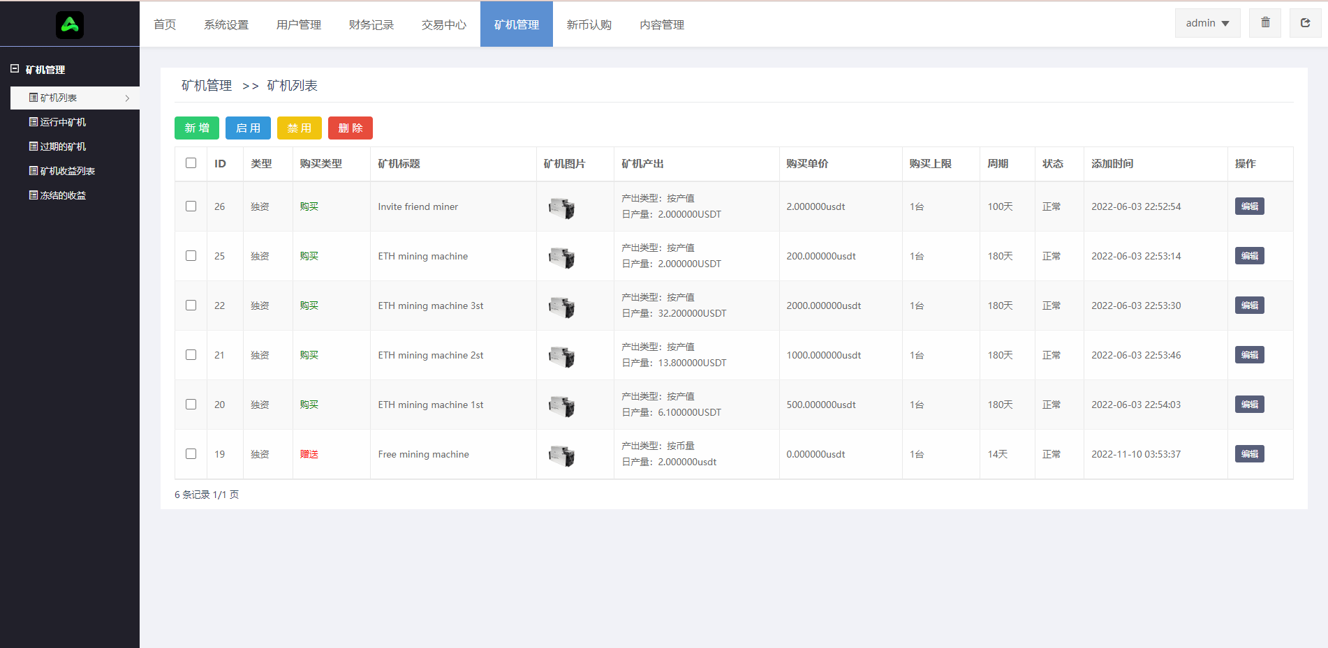 【优选代售】二开版多语言交易所系统/秒合约/IEO/质押挖矿/自动充值 - 截图16