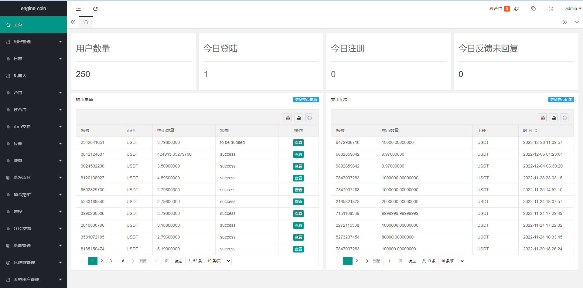 【优选代售】多语言交易所系统/币币交易/合约秒合约交易所/质押挖矿 - 截图14