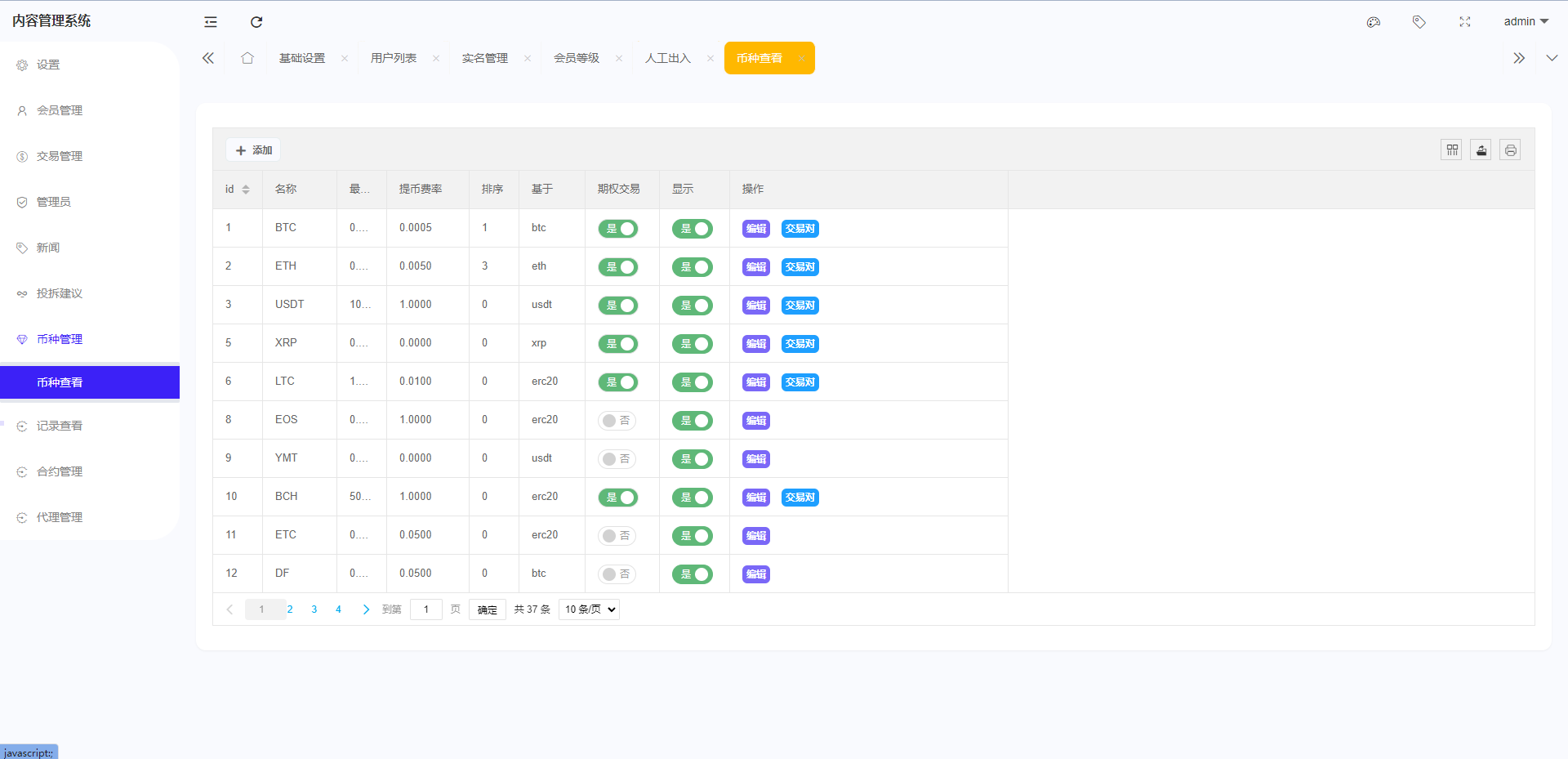 新版多语言海外微盘系统/微交易/虚拟币时间盘/伪交易所 详情图 21