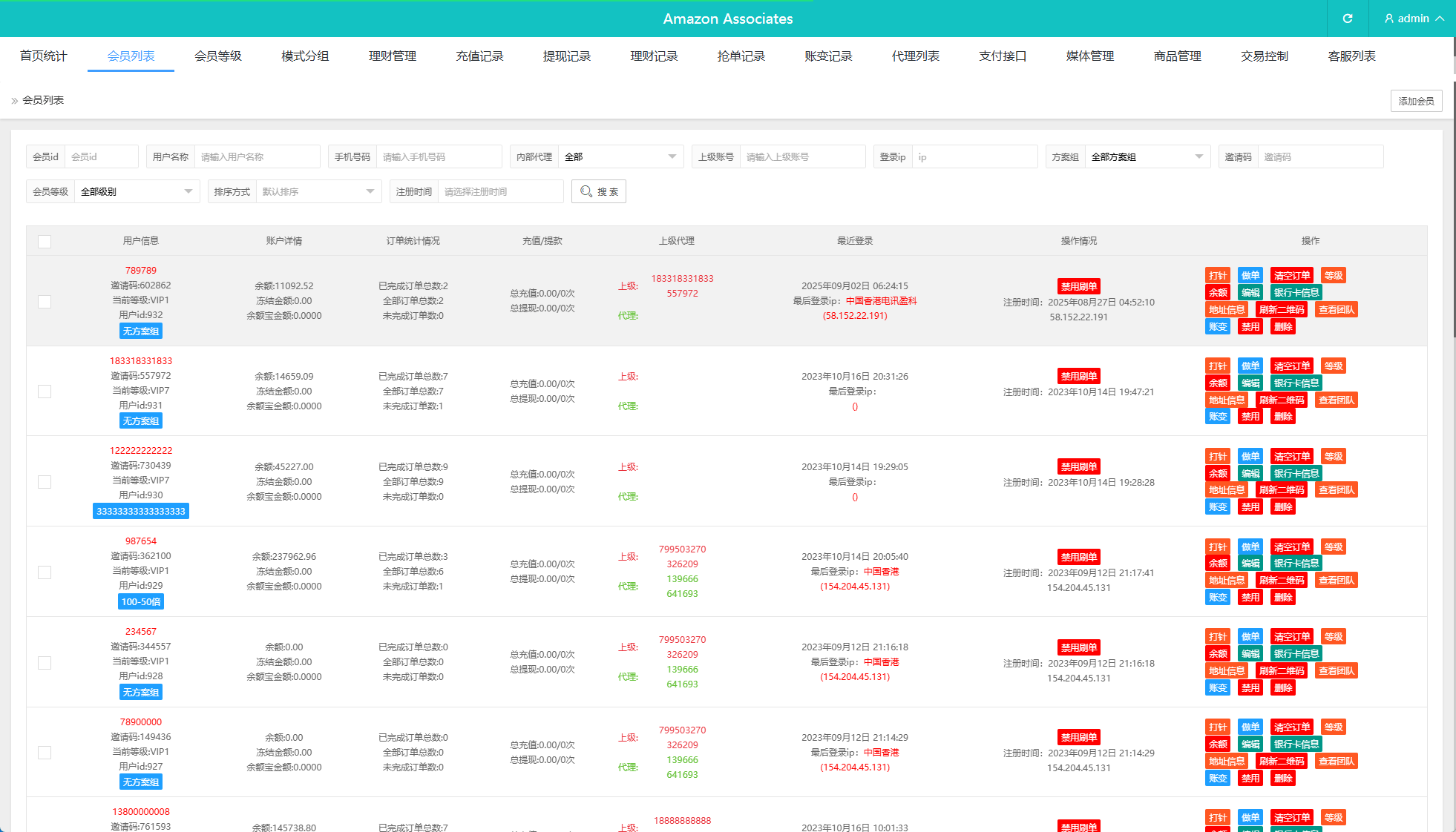 【优选代售】海外刷单抢单系统/多语言商城刷单/打针/叠加组/禁止刷单 - 截图18