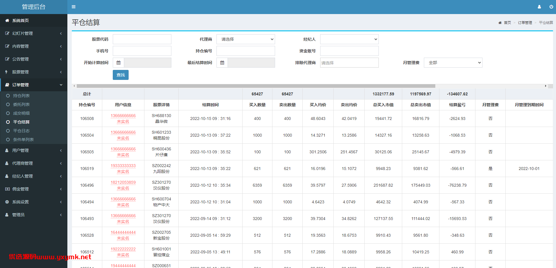 【优选代售】新版股票配资系统/A股股票系统/前端uinapp - 截图15
