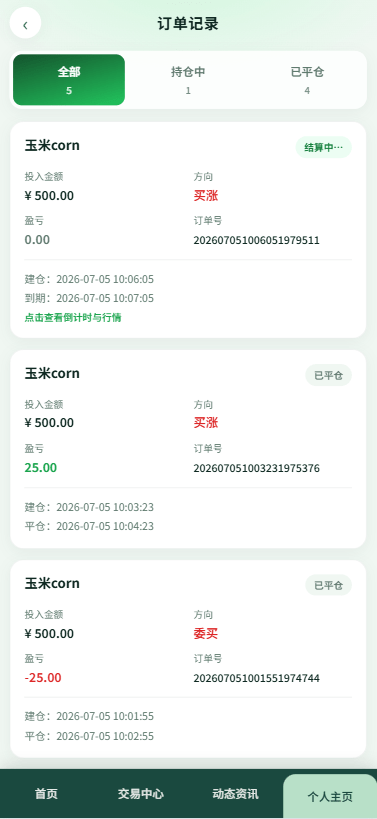 【优选代售】新版农产品微交易系统/PC自适应/信用分/委买微盘 - 截图7