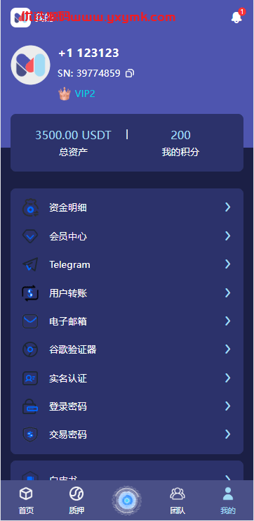 【优选代售】高端多语言自动挖矿系统/海外质押理财/自定义语言 - 截图15