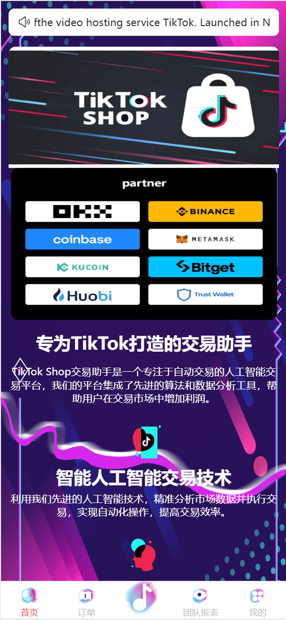 【优选代售】海外tiktok刷单抢单系统/多语言卡单连单/已内嵌tiktok - 截图2