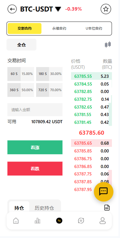 【优选代售】海外DAPP交易所系统/交割合约/永续合约/K线控制/模拟账户 - 截图3