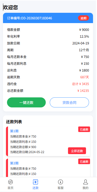 【优选代售】贷款催收系统/小额贷款/贷款逾期催收/java开发 - 截图4