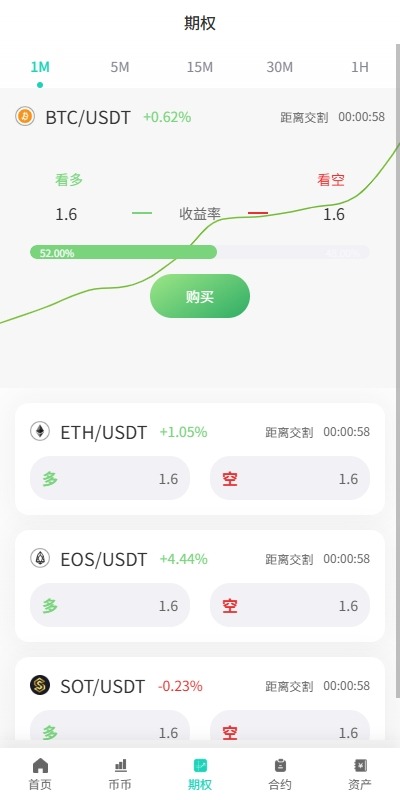 【优选代售】运营版海外交易所/期权交易/合约交易/多语言申购交易所 - 截图14