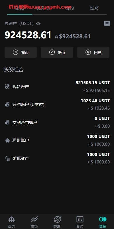 【优选代售】海外多语言交易所系统/永续合约交割合约/C2C/K线控制 - 截图8