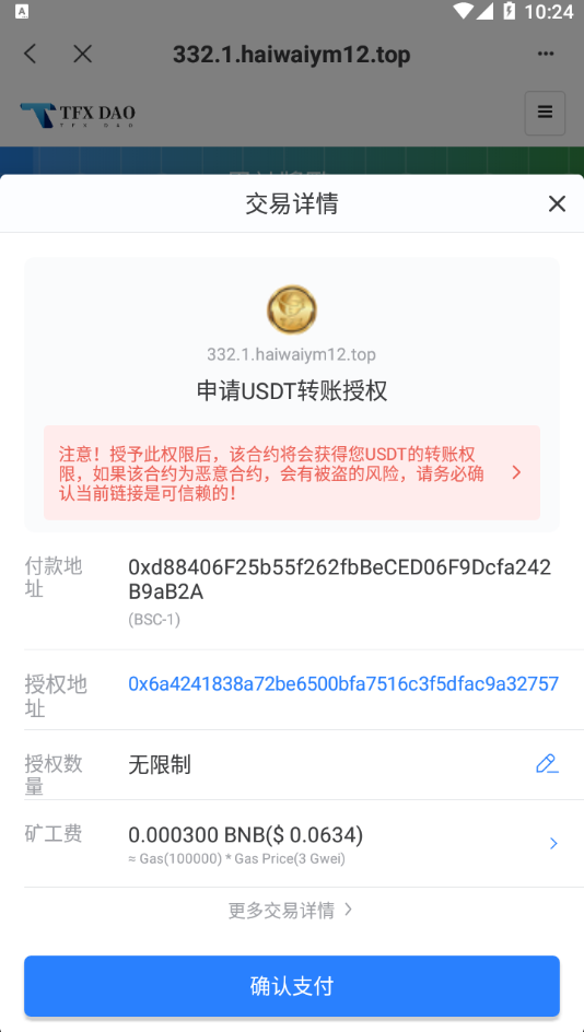 BSC空投授权盗U/BSC质押授权/BSC兑换预售 详情图 8