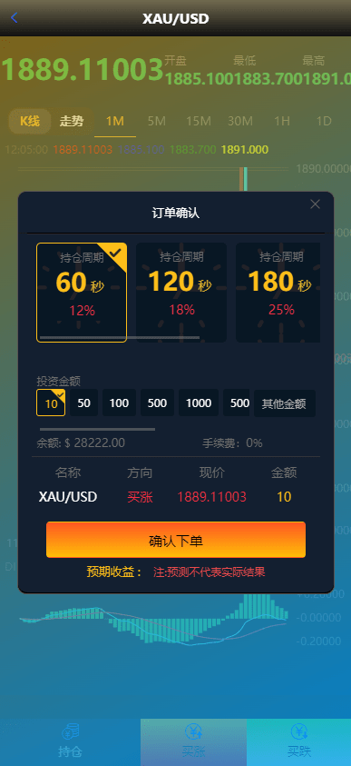 【优选代售】运营版微盘系统/微交易源码/外汇期货虚拟币微盘源码 - 截图6