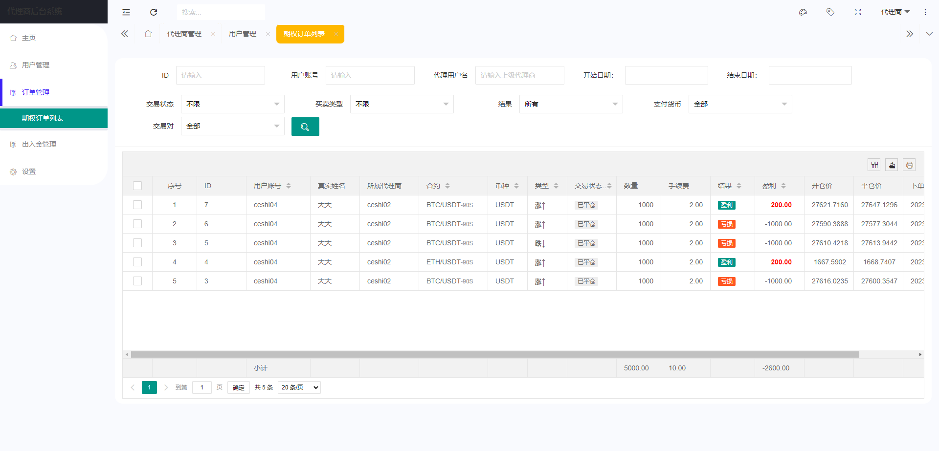 新版多语言海外微盘系统/微交易/虚拟币时间盘/伪交易所 详情图 14