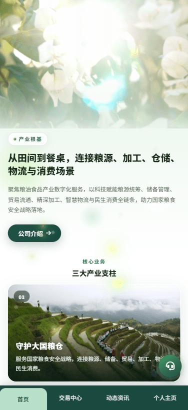 【优选代售】新版农产品微交易系统/PC自适应/信用分/委买微盘 - 截图1