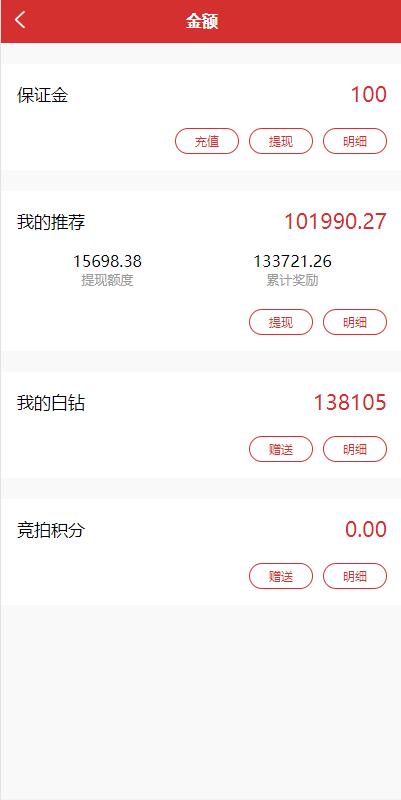 【优选代售】uinapp版竞拍系统/全新开发竞拍转拍系统 - 截图8