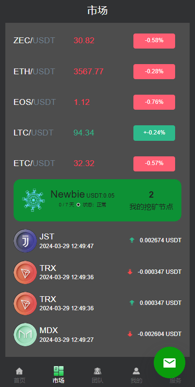 【优选代售】优化版投资挖矿系统/多语言虚拟币挖矿/前端vue - 截图9