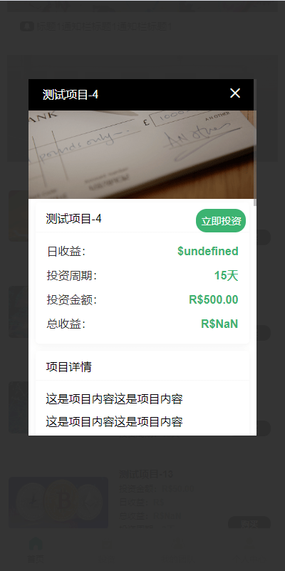 【优选代售】独家海外多语言投资理财系统/投资认购系统/前端vue - 截图4