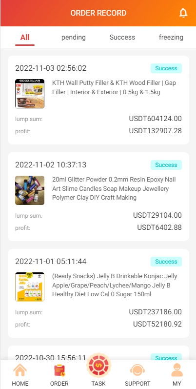 【优选代售】新UI多语言抢单刷单系统/海外刷单源码/订单自动匹配系统 - 截图6