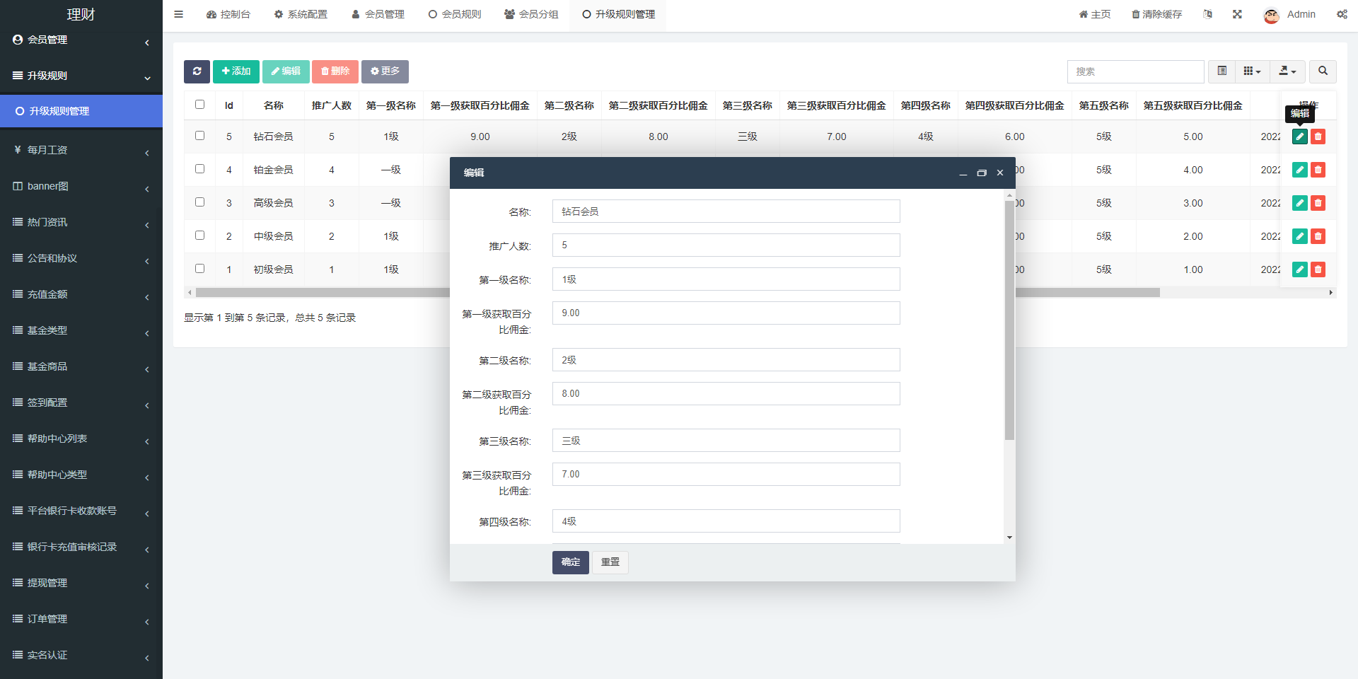 新版基金理财系统/基金申购投资系统/前端vue 详情图 15