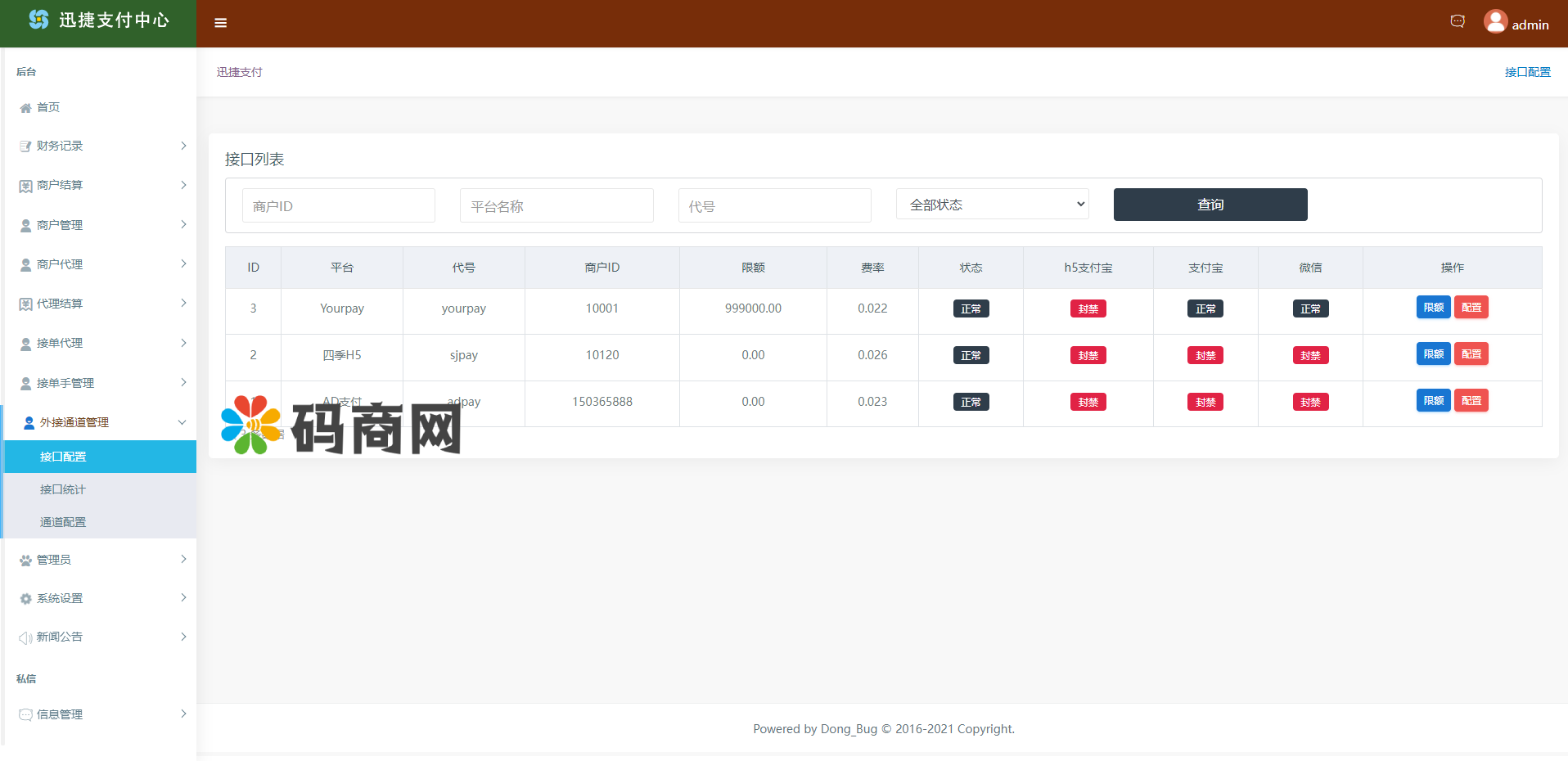 付费通聚合支付系统/聚合码免签支付系统/三方支付系统 详情图 12