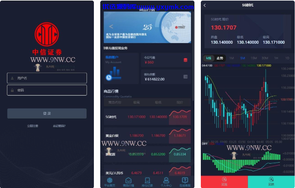 【优选源码】微交易时间盘/期货/股票/点位盘/外汇贵金属交易平台源码 - 截图1