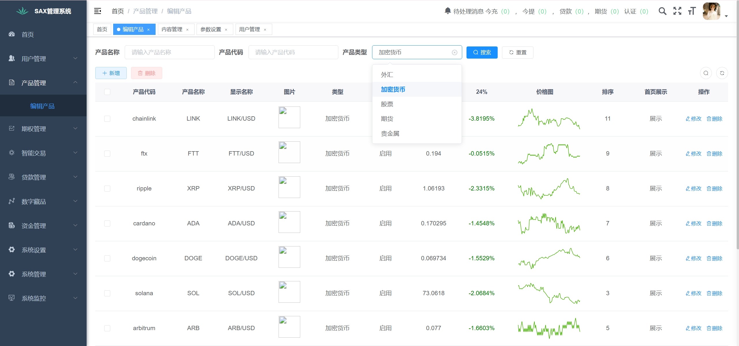 【优选源码】新版本多语言交易所源码/期权秒合约+杠杆合约+智能合约投资理财+NTF+贷款+输赢控制 - 截图36