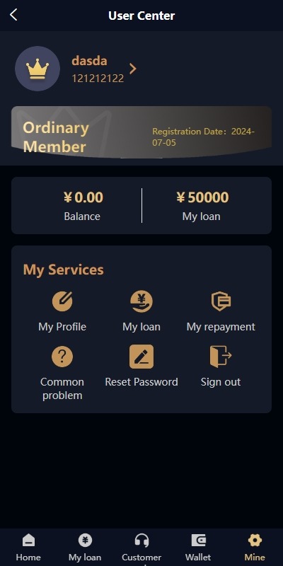 【优选代售】多语言小额贷款系统/海外套路贷系统/前端uniapp - 截图1