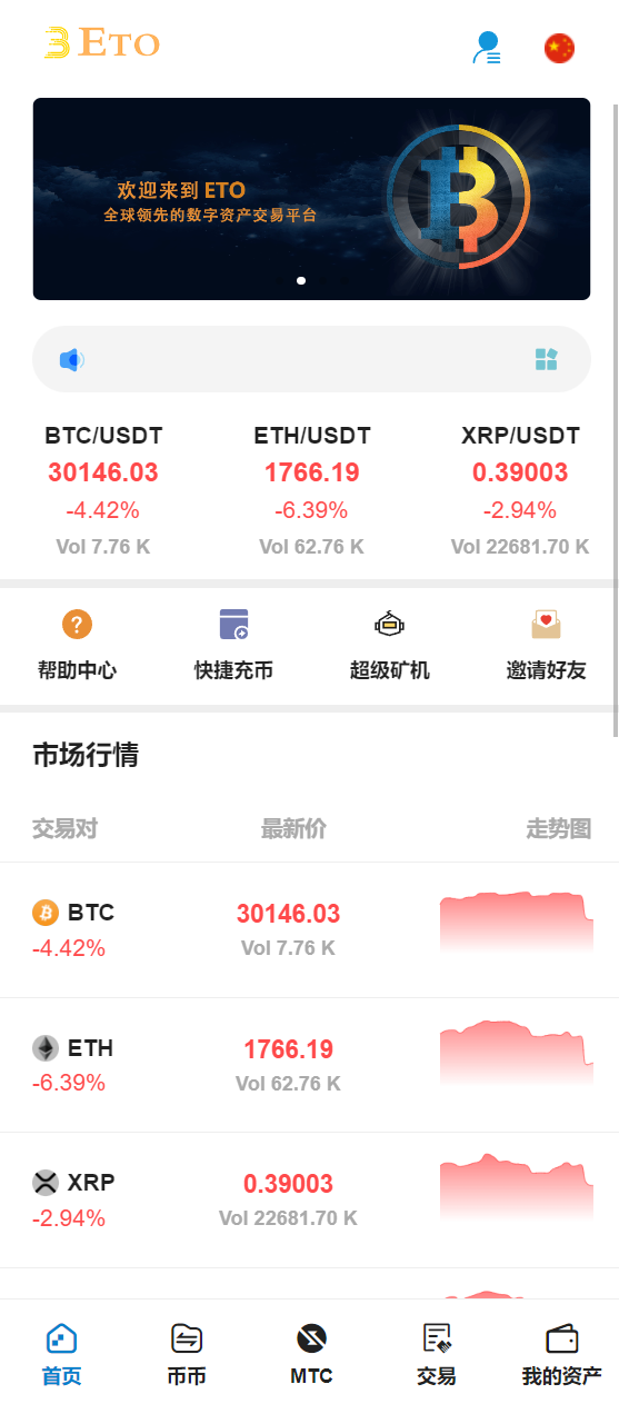 多语言交易所/合约秒合约交易/质押挖矿矿机投资/MTC/ETO币币交易所 详情图 10
