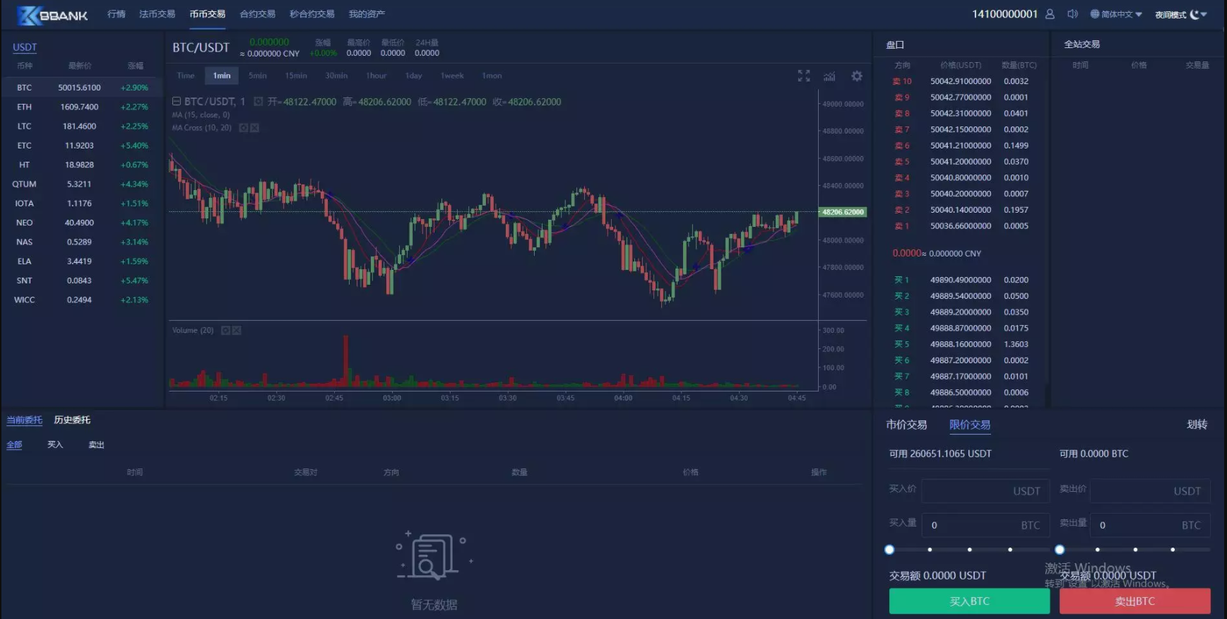 【优选源码】运营版交易所/富汇交易所源码/区块链证券两融/股票/指数/配资交易所|虚拟交易+多语言 - 截图3