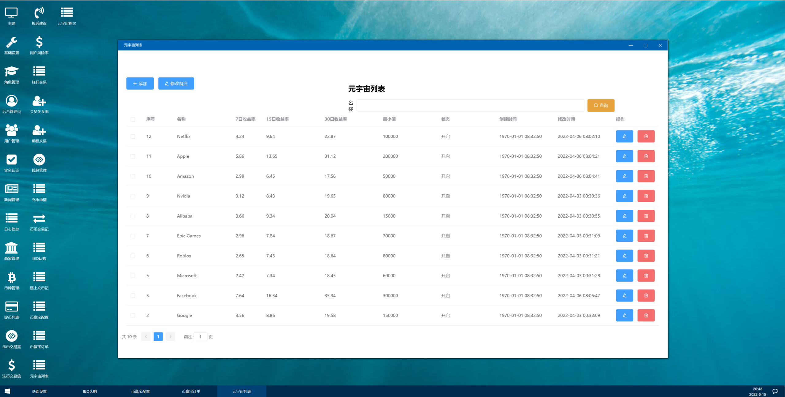 二开版多语言交易所/锁仓挖矿/元宇宙理财/秒合约交易所/IEO认购 详情图 22