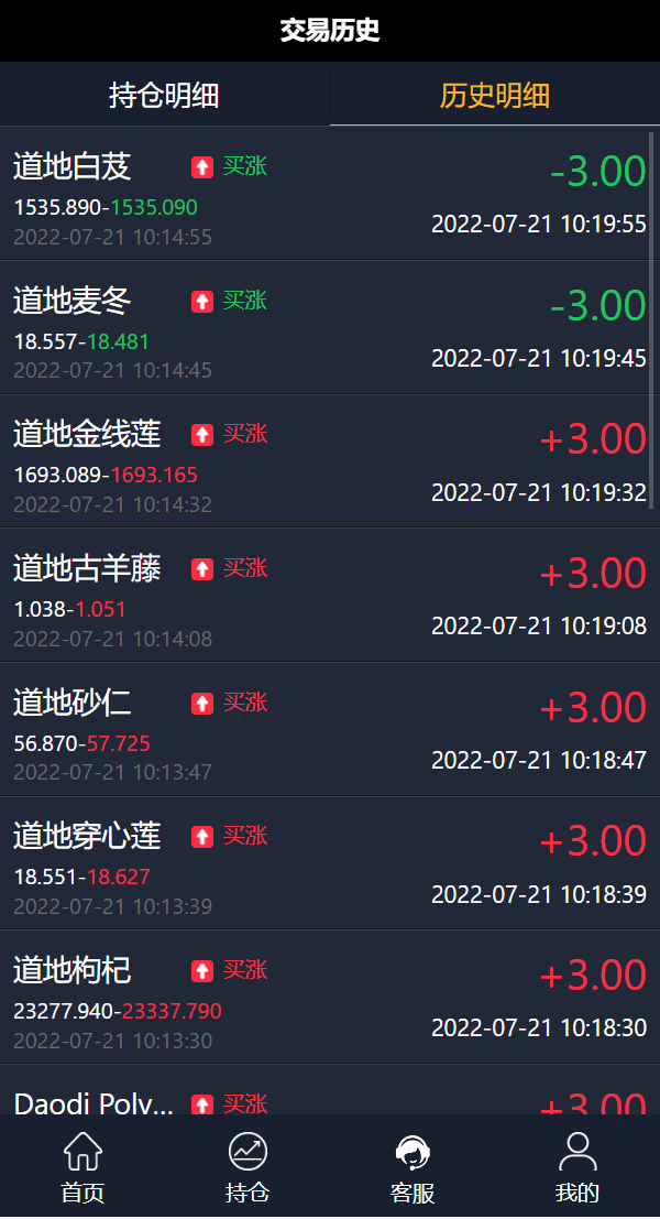 完美版三语言微交易系统/微盘源码/K线正常/投资理财源码 详情图 8