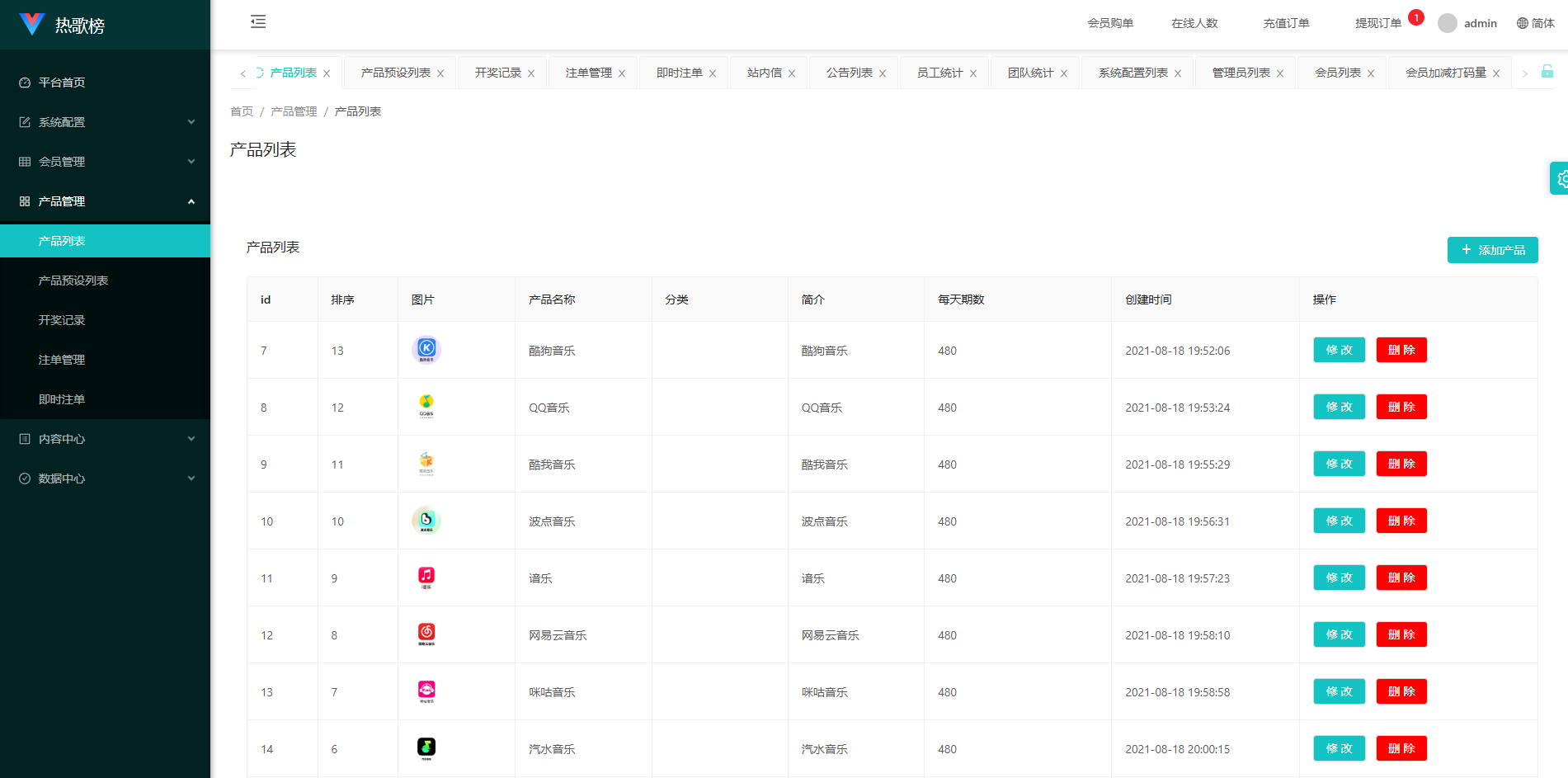 音乐打榜伪商城系统/订单自动匹配/打码/代理后台 详情图 18