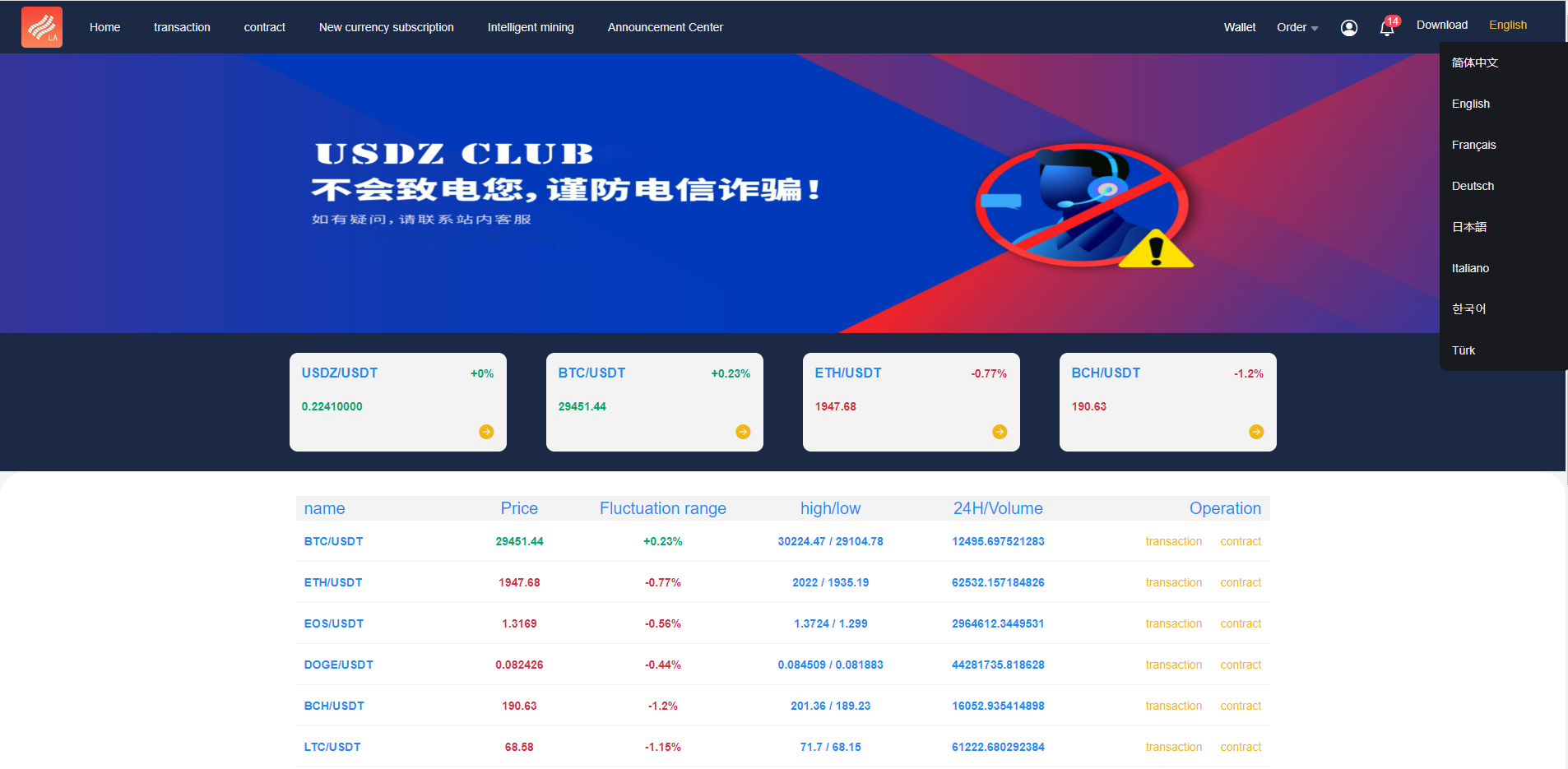 二开优化版区块链交易所/时间盘矿机系统/智能挖矿/币币合约交易 详情图 1