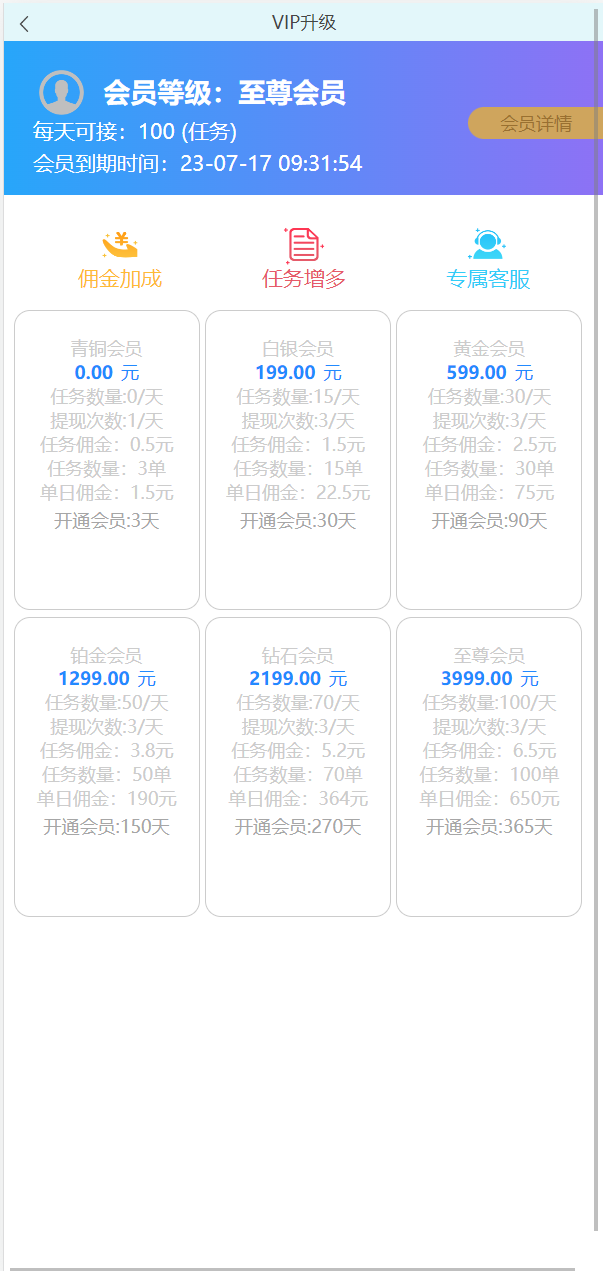经典版任务抢单系统/抢单任务系统/余额宝/商城系统 详情图 12
