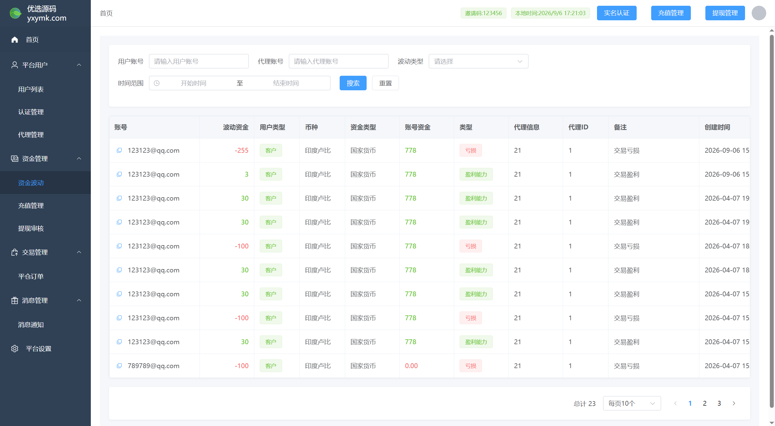 【优选源码】海外多语言自适应/Java数字货币与外汇微盘交易系统/Vue3源码 - 截图27