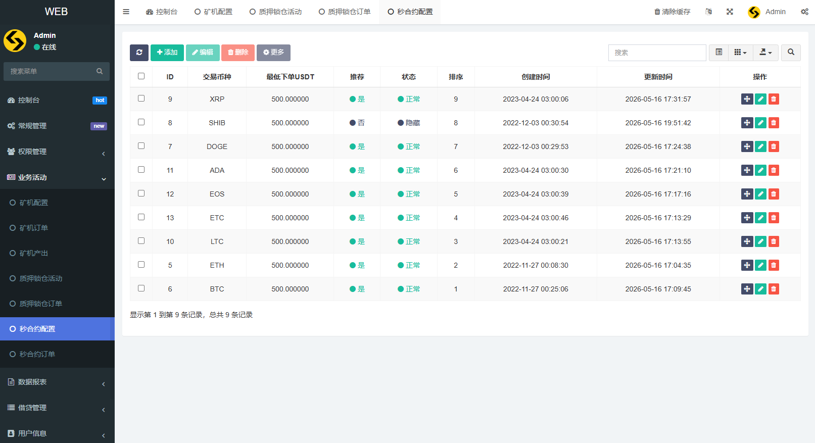 多语言DAPP交易所/秒合约交易/质押/贷款 详情图 15