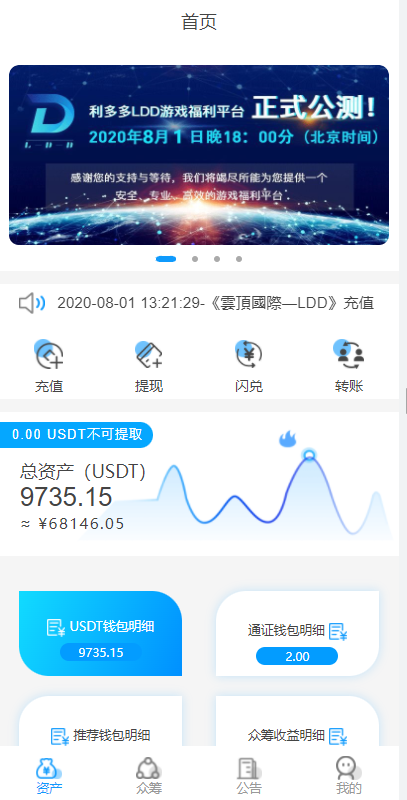 usdt众筹模式 新模式 新玩法 投资理财 众筹系统源码 详情图 1